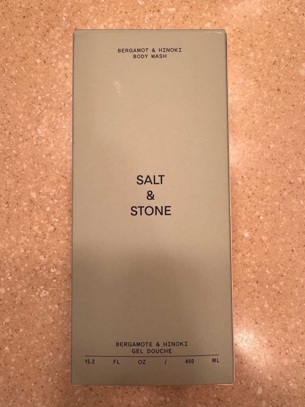 Salt & Stone Bergamot & Hinoki Body Wash Full Size NEW in box 15.2 oz